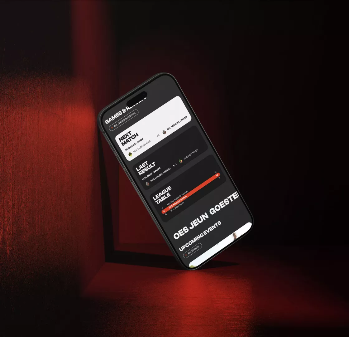 Mobile mockup Mandel United