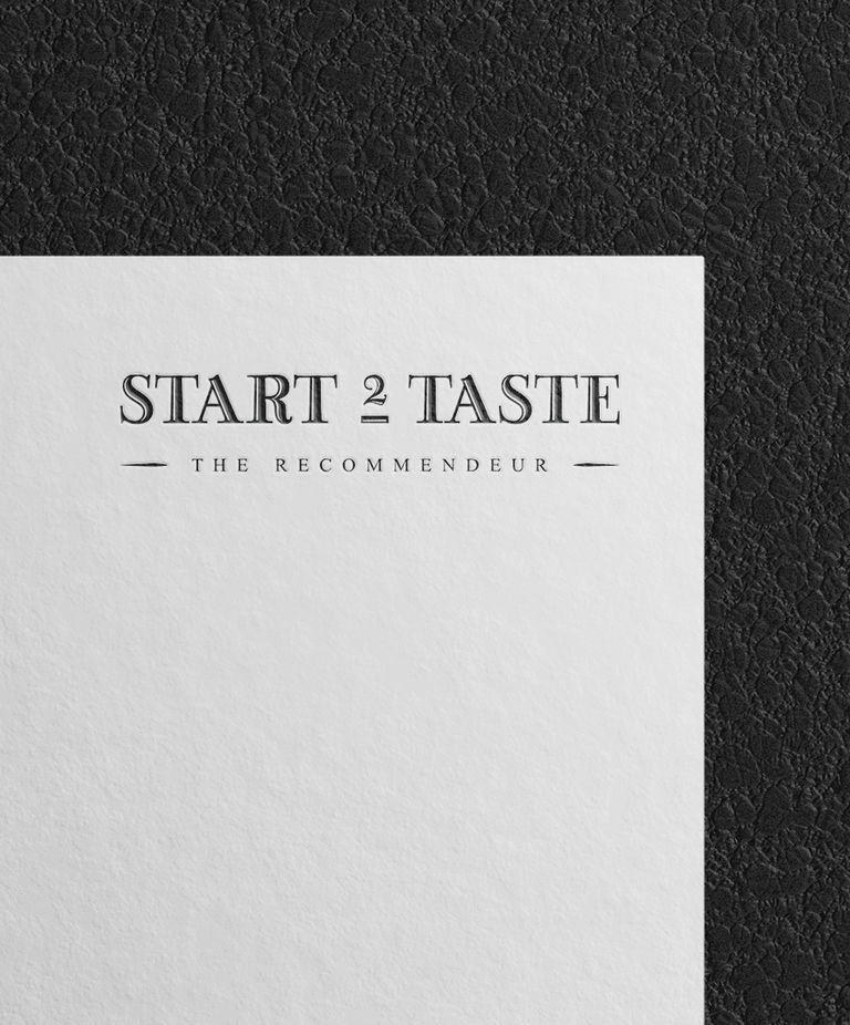 Start 2 Taste logo kaartje mockup