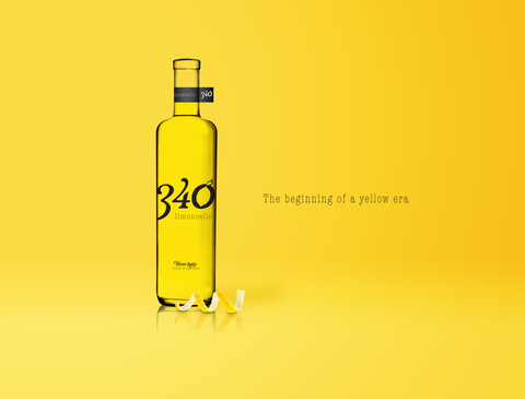 340 Limoncello - logo-ontwerp, branding, packaging design en belettering - ikoon tielt