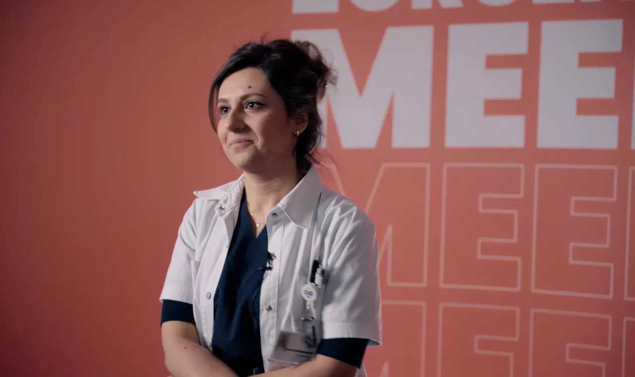 OLV foto van dokter in studio