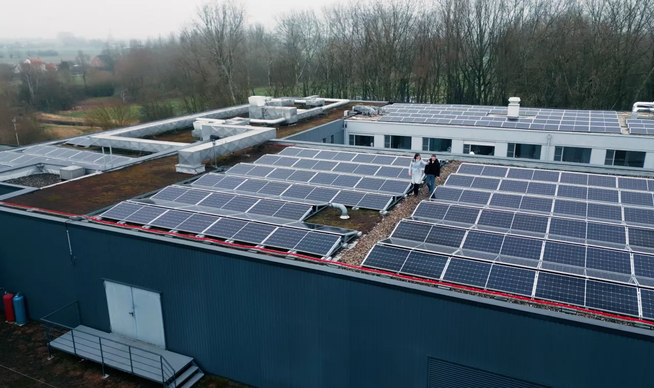 OLV zonnepanelen op het dak