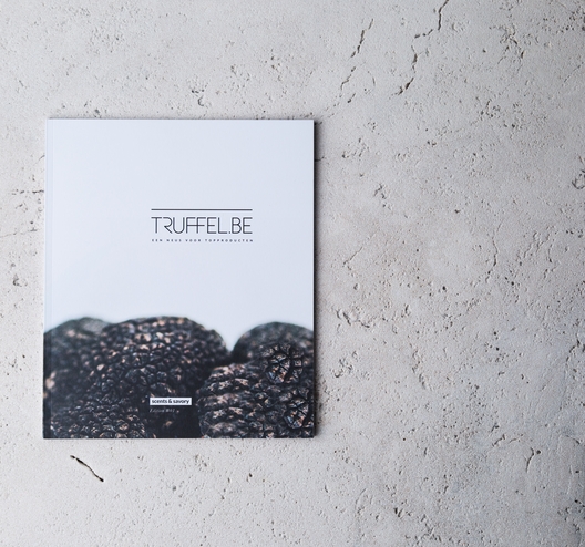Truffel.be - brochure, productfotografie en copywriting - ikoon tielt