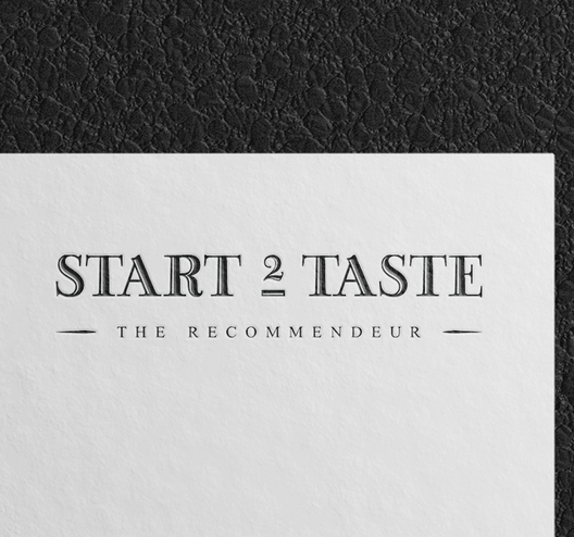 Logo start 2 Taste op visitekaartjes mockup