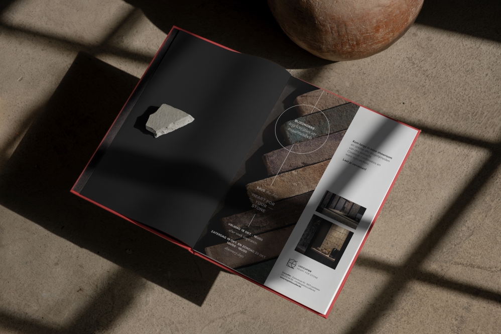 Tegels Loccufier mock-up van magazine